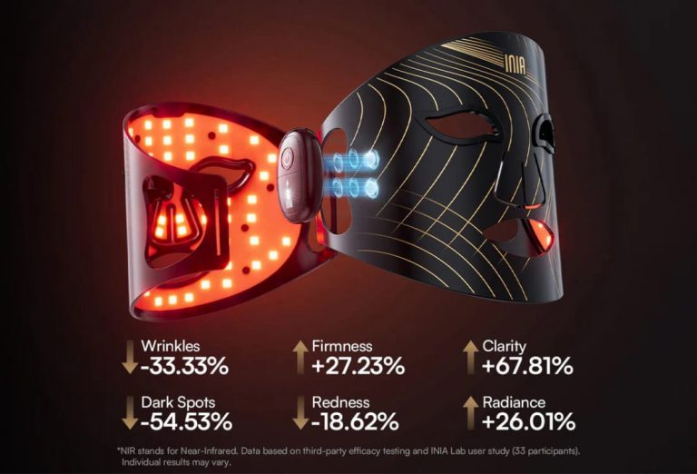 Reviews of INIA Glow Wireless Red Light Therapy Mask - Does It Really Work?