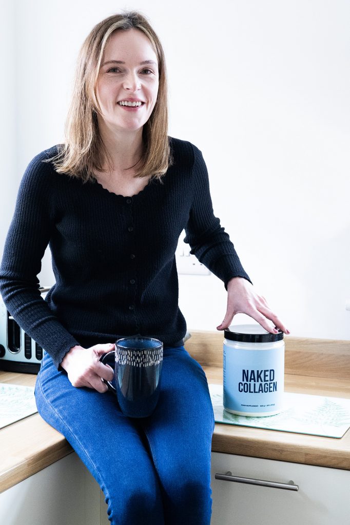 Naked Collagen tub and Helen