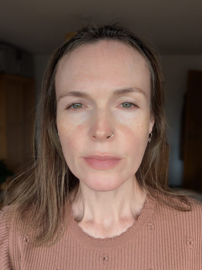 Three weeks, no makeup