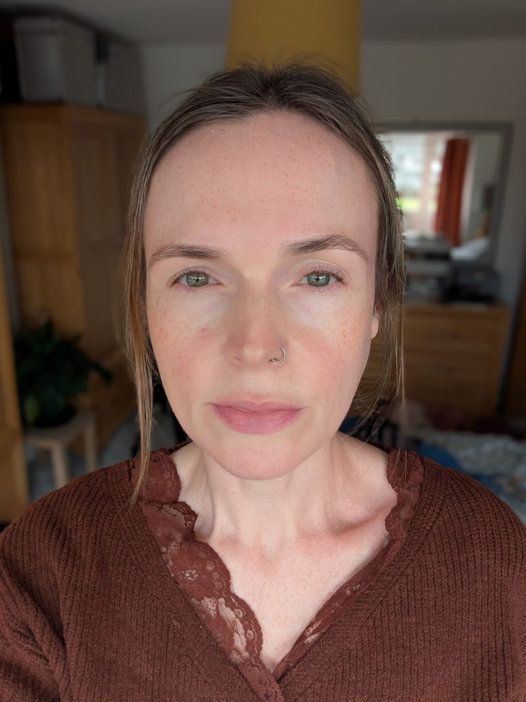 Five weeks, no makeup